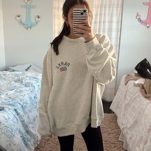 Parke American Flag Embroidery Mockneck